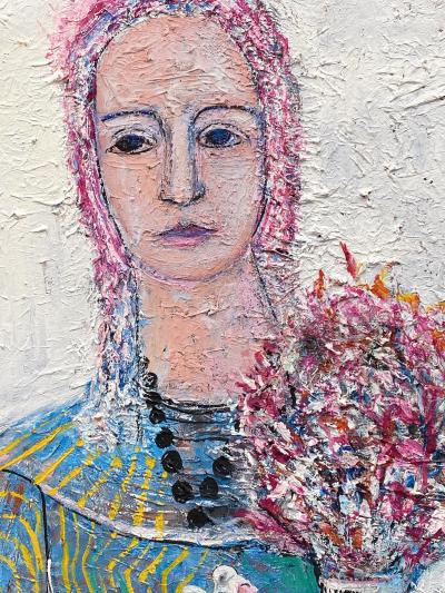 Nahum Tschacbasov Woman with Birds
