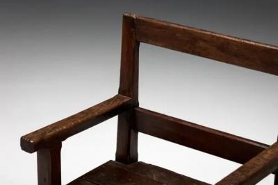 Naive Folk Art Bench France 19th Century