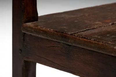 Naive Folk Art Bench France 19th Century