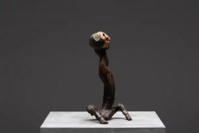 Naive Folk Art Sculpture France 1950s