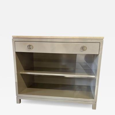 Nancy Corzine 1 of 2 Nancy Corzine Lacquered Marble Top Nightstand