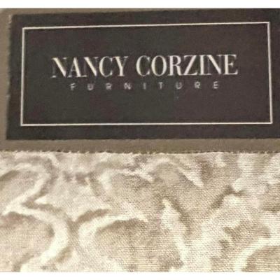 Nancy Corzine 1 of 2 Nancy Corzine Roll Arm Upholstered Club Chair