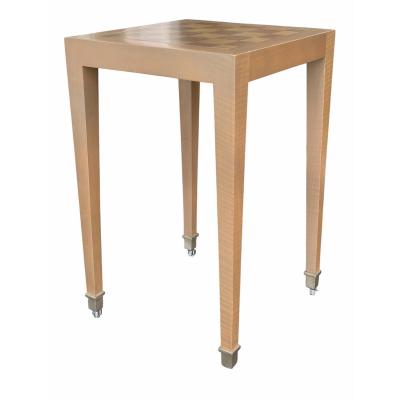 Nancy Corzine Art Deco Style Nancy Corzine Squared Checkered Side Table