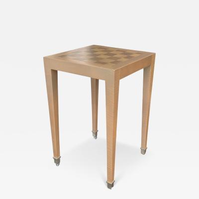 Nancy Corzine Art Deco Style Nancy Corzine Squared Checkered Side Table