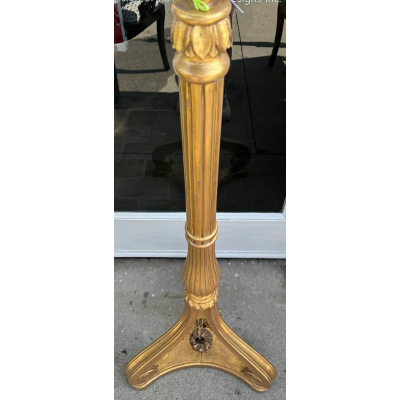 Nancy Corzine Nancy Corzine Art Deco Style Giltwood Floor Lamp