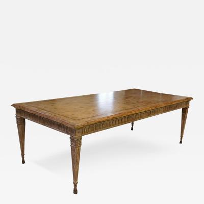 Nancy Corzine Nancy Corzine Lourdes Rustic European Louis XVI Dining Table