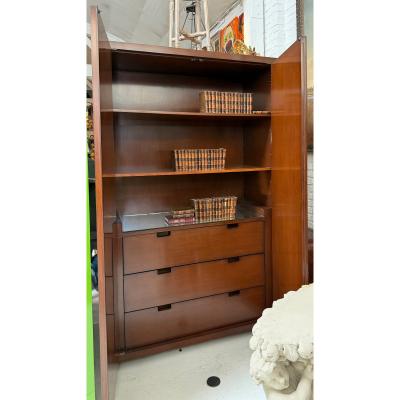 Nancy Corzine Nancy Corzine Modern Apothecary Linen Press Armoire