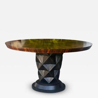 Nancy Corzine Vintage Nancy Corzine Macassar Ebony Modernist Center Table