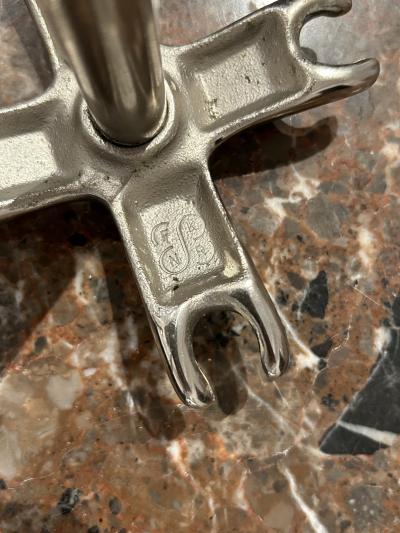 Nancy Ruben Nickel Plated Fire Tool Set by Nancy Rubern