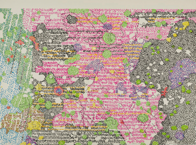 Nancy Stevenson Graves Lithographs based on Geological Maps of Lunar