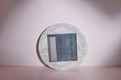 Nanda Vigo Nanda Vigo Lady Placidia marble mirror by Glas Italia Italy 1992