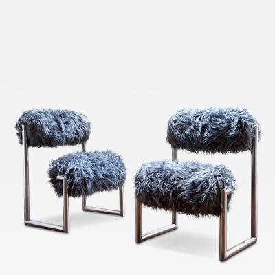 Nanda Vigo Nanda Vigo Pair of Due Pi Chairs