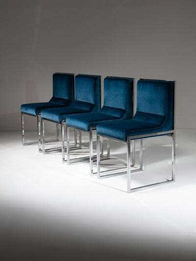 Nanda Vigo Set of Four Wright Wright Chairs by Nanda Vigo for Driade