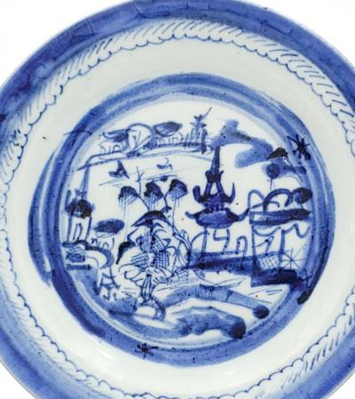 Nanking Chinese Export Plate circa 1900