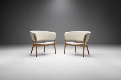 Nanna Ditzel A Pair of Model 83 Armchairs by Nanna Ditzel for S ren Willadsen Denmark 1952