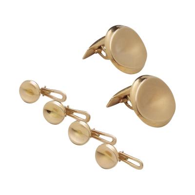 Nanna Ditzel Georg Jensen 18kt Gold Cufflinks Studs No 1074A designer Nanna Ditzel