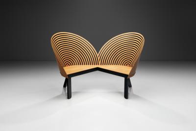 Nanna Ditzel Nanna Ditzel Bench for Two for Fredericia Stolefabrik Denmark 1989
