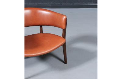 Nanna Ditzel Nanna Ditzel ND 83 Cognac Leather Chair for S ren Willadsen