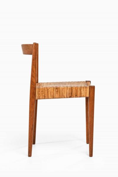 Nanna Ditzel Nanna Ditzel Teak Cane Dining Set by Poul Kolds 1950s