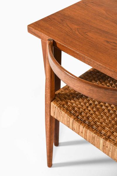 Nanna Ditzel Nanna Ditzel Teak Cane Dining Set by Poul Kolds 1950s