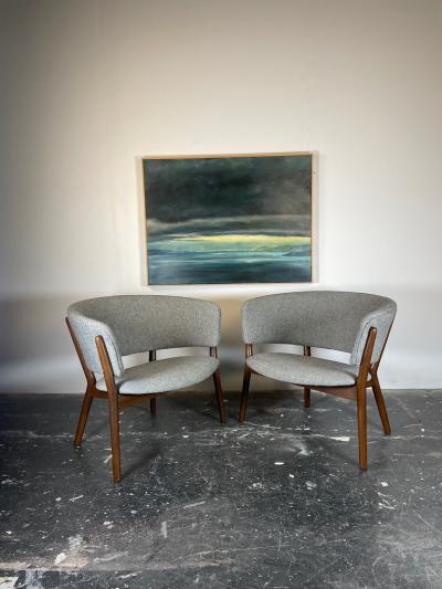 Nanna Ditzel Pair of Nanna Ditzel ND83 Chairs for Selig