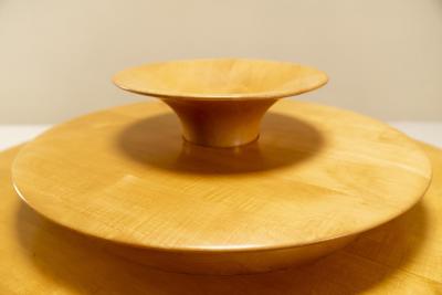 Nanna Ditzel Rare Nanna Ditzel Coffee Table in Maple Wood for BRDR Kruger Denmark 1980s