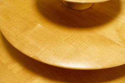 Nanna Ditzel Rare Nanna Ditzel Coffee Table in Maple Wood for BRDR Kruger Denmark 1980s