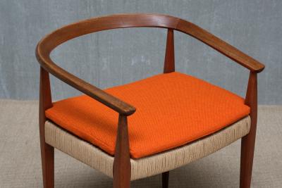 Nanna Ditzel Sculptural Nanna Ditzel Teak Armchair Model 113 Kolds Savvaerk Denmark 1950s
