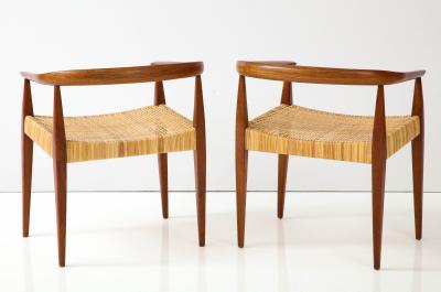 Nanna Jorgen Ditzel Pair of Nanna Ditzel Arm Chairs