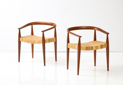 Nanna Jorgen Ditzel Pair of Nanna Ditzel Arm Chairs