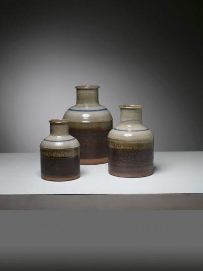 Nanni Valentini Set of Three Ceramic Vases by Nanni Valentini for Ceramica Arcore
