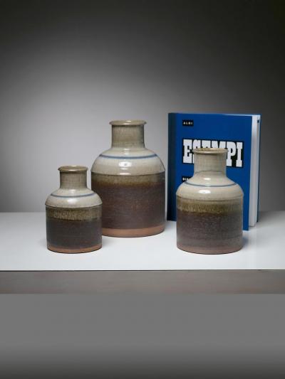 Nanni Valentini Set of Three Ceramic Vases by Nanni Valentini for Ceramica Arcore