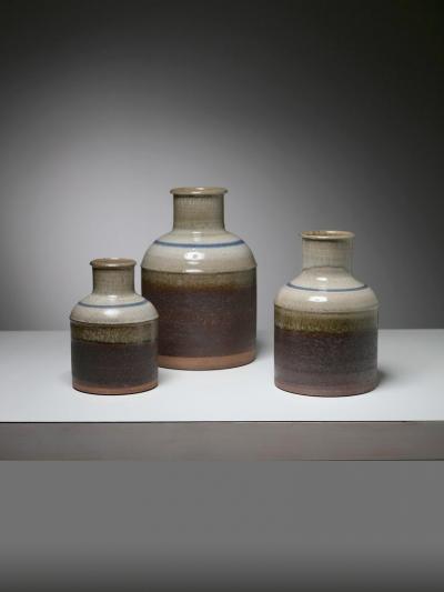 Nanni Valentini Set of Three Ceramic Vases by Nanni Valentini for Ceramica Arcore