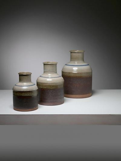 Nanni Valentini Set of Three Ceramic Vases by Nanni Valentini for Ceramica Arcore