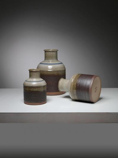 Nanni Valentini Set of Three Ceramic Vases by Nanni Valentini for Ceramica Arcore