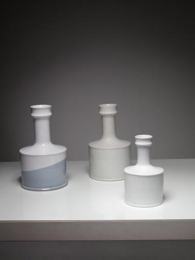 Nanni Valentini Set of Three Ceramic Vases by Nanni Valentini for Laboratorio Pesaro
