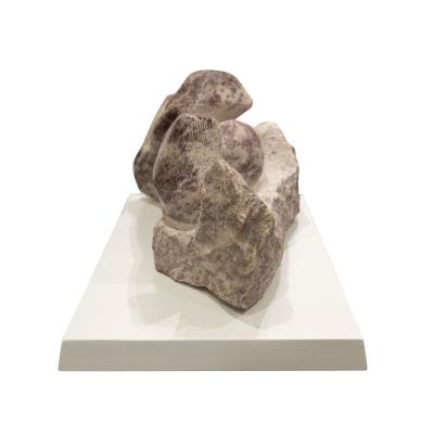 Naomi Feinberg Naomi Feinberg Amanecer Sculpture in Red Granite 1970s