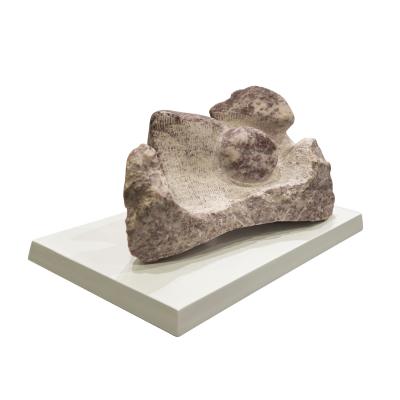 Naomi Feinberg Naomi Feinberg Amanecer Sculpture in Red Granite 1970s
