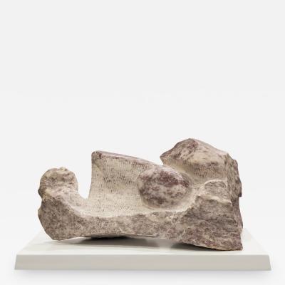 Naomi Feinberg Naomi Feinberg Amanecer Sculpture in Red Granite 1970s