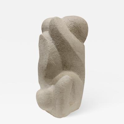 Naomi Feinberg Naomi Feinberg Embrace Sculpture in Vermont Marble 1960s