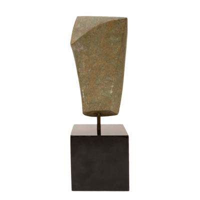 Naomi Feinberg Naomi Feinberg Lithic Sculpture In Green Italian Granite 1970s