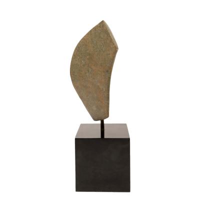 Naomi Feinberg Naomi Feinberg Lithic Sculpture In Green Italian Granite 1970s