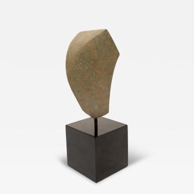 Naomi Feinberg Naomi Feinberg Lithic Sculpture In Green Italian Granite 1970s