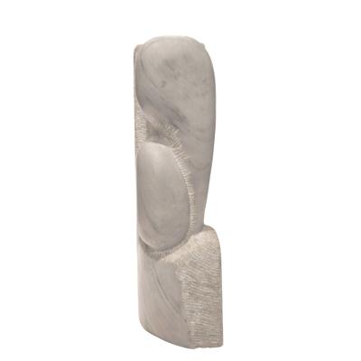 Naomi Feinberg Naomi Feinberg Tranquillo Sculpture In Grey Italian Marble 1970s