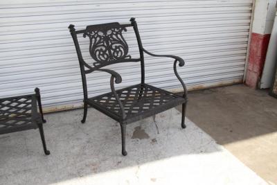 Naples Aged Bronze Aluminum Outdoor Patio Set by Fortunoff