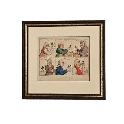 Napoleon Cartoon Germany circa 1820