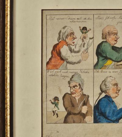 Napoleon Cartoon Germany circa 1820