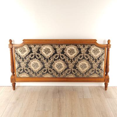 Napoleon III Carved Beechwood Louis XVI Style Bed France circa 1880