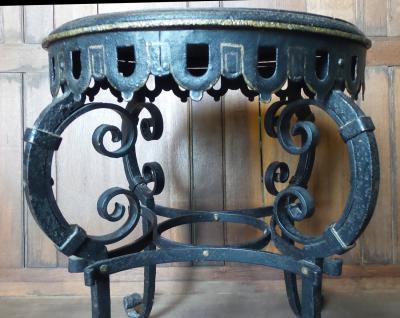Napoleon III Circular Iron Table