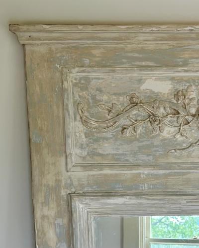 Napoleon III French Louis XVI Style Trumeau Mirror